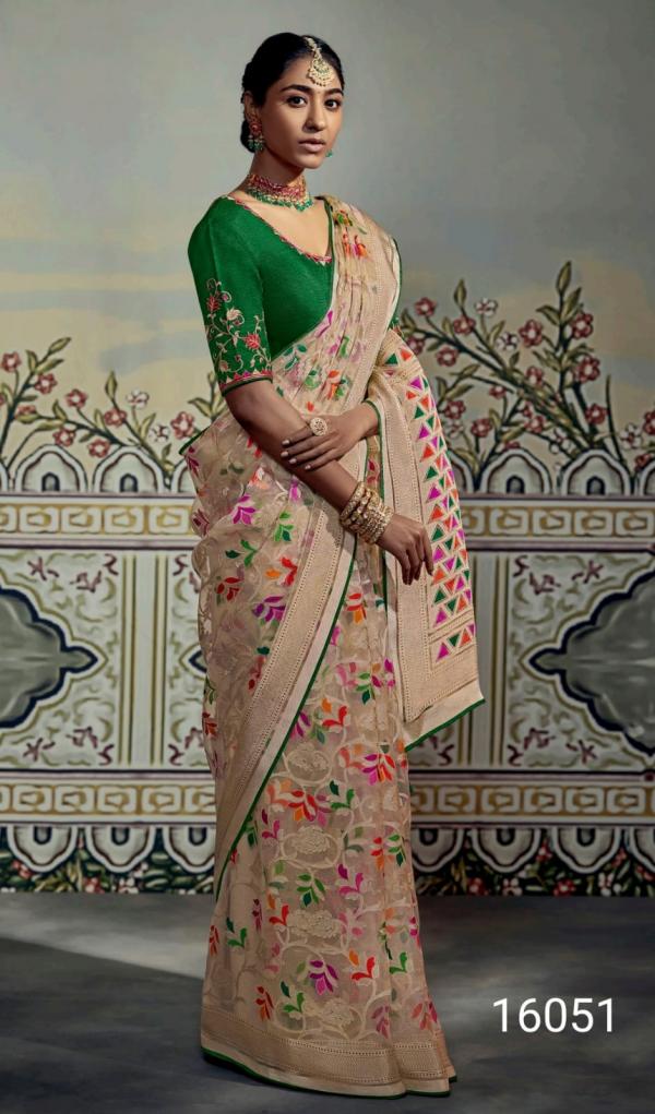 Kimora Meera Premium Soft Brasso Saree Collection